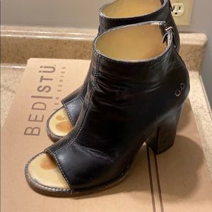 Bed Stu Onset Black Driftwood—Size 6.5